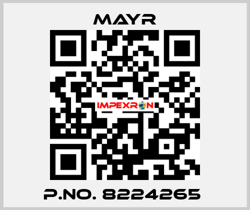 P.No. 8224265  Mayr