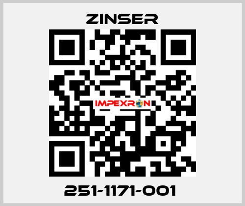  251-1171-001  Zinser