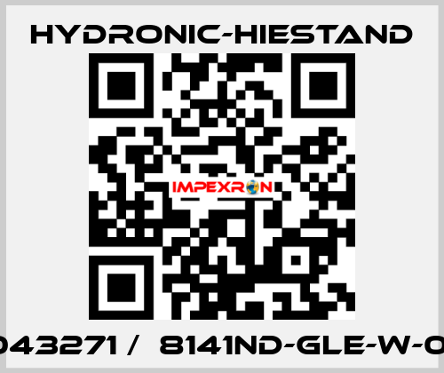 043271 /  8141ND-GLE-W-01 HYDRONIC-HIESTAND