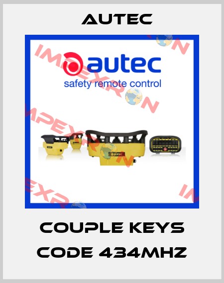 Couple keys code 434MHz Autec