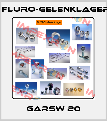 GARSW 20 FLURO-Gelenklager