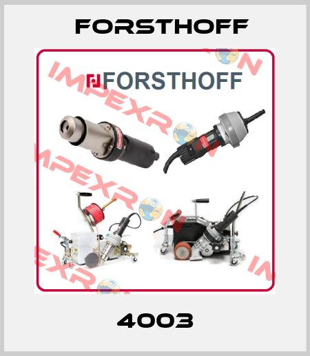 4003 Forsthoff
