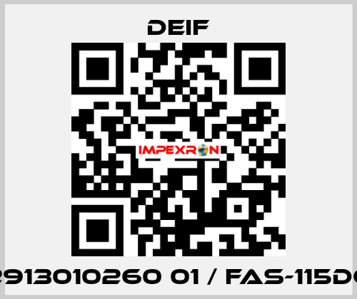 2913010260 01 / FAS-115DG Deif