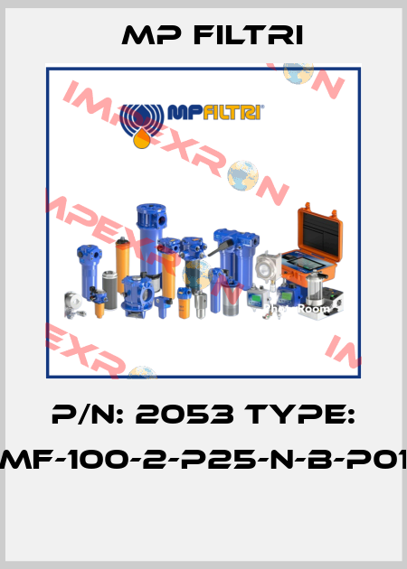 P/N: 2053 Type: MF-100-2-P25-N-B-P01  MP Filtri