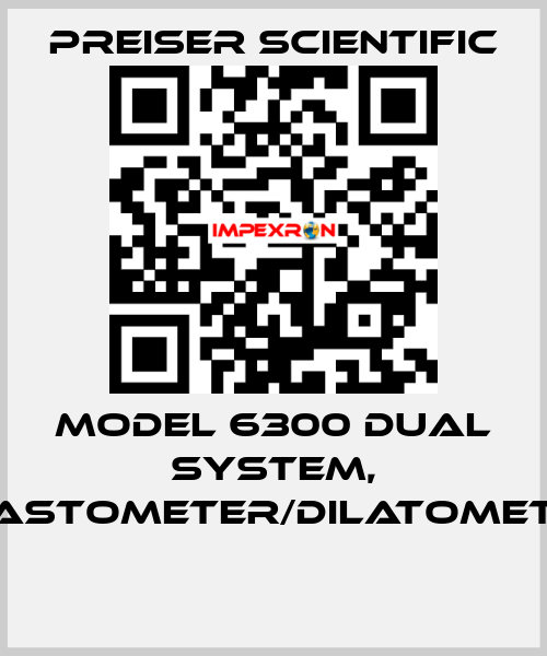 Model 6300 Dual System, Plastometer/Dilatometer  Preiser Scientific