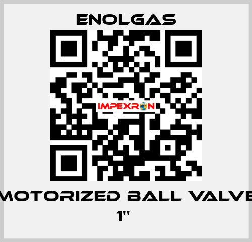 MOTORIZED BALL VALVE 1"  Enolgas