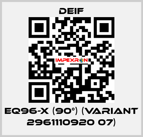 EQ96-x (90°) (Variant 2961110920 07) Deif