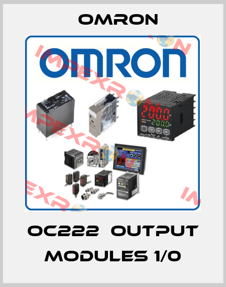 OC222  output modules 1/0 Omron
