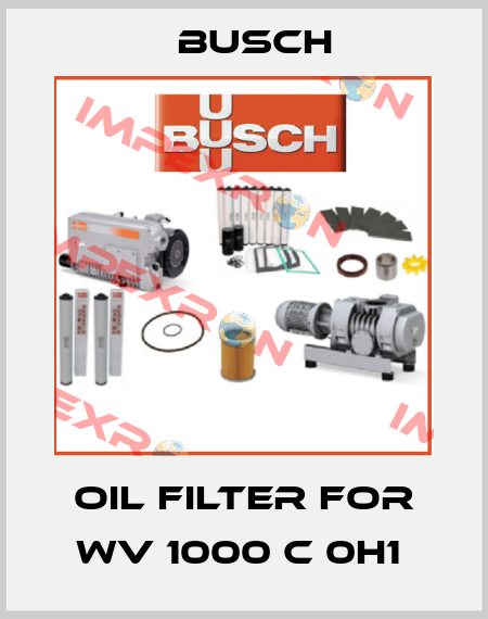 Oil filter for WV 1000 C 0H1  Busch