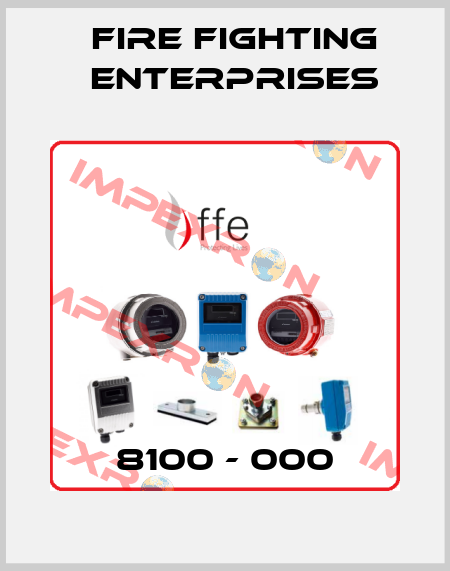 8100 - 000 Fire Fighting Enterprises