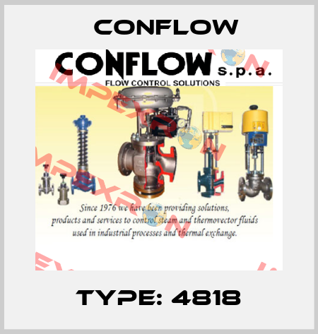 Type: 4818 CONFLOW