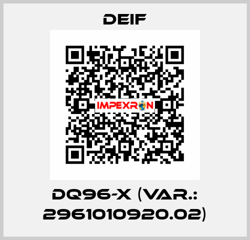 DQ96-x (Var.: 2961010920.02) Deif
