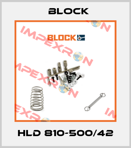 HLD 810-500/42 Block