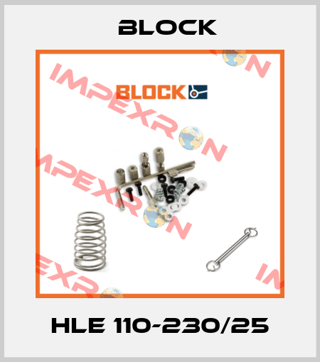 HLE 110-230/25 Block