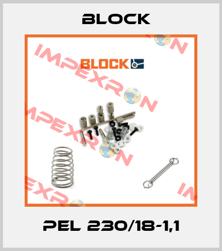 PEL 230/18-1,1 Block