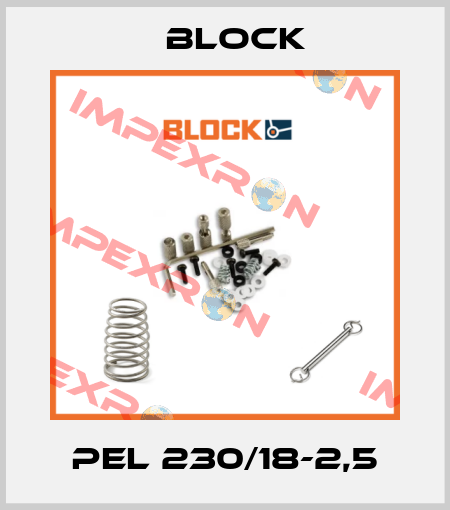 PEL 230/18-2,5 Block