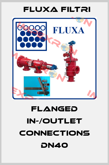 Flanged in-/outlet connections DN40 Fluxa Filtri