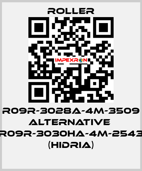 R09R-3028A-4M-3509 alternative  R09R-3030HA-4M-2543 (Hidria) Roller