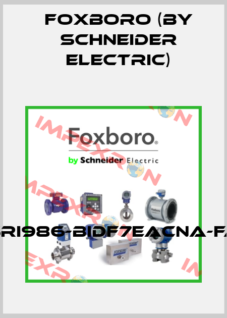 SRI986-BIDF7EACNA-FA Foxboro (by Schneider Electric)