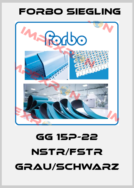GG 15P-22 NSTR/FSTR GRAU/SCHWARZ Forbo Siegling