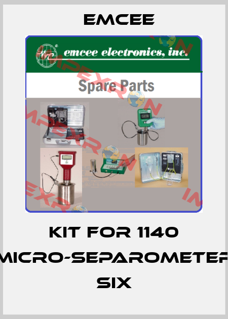 kit for 1140 Micro-Separometer Six Emcee