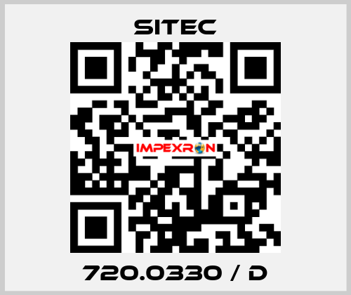 720.0330 / d SITEC