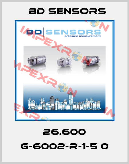 26.600 G-6002-R-1-5 0 Bd Sensors