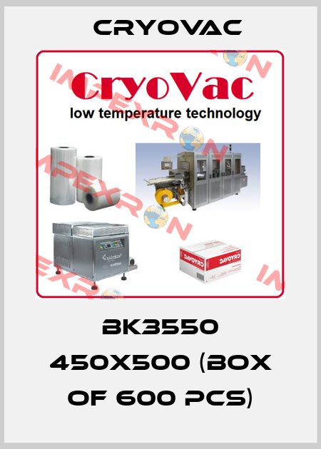 BK3550 450X500 (box of 600 pcs) Cryovac
