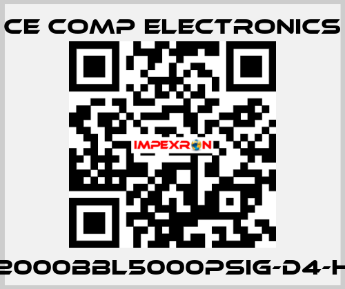DPG2000BBL5000PSIG-D4-HA-10 Ce Comp Electronics
