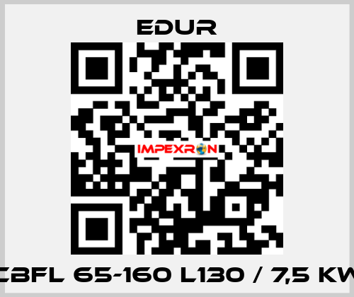 CBFL 65-160 L130 / 7,5 KW Edur