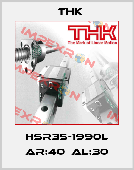 HSR35-1990L AR:40  AL:30 THK