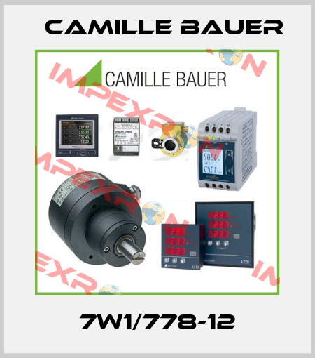 7W1/778-12 Camille Bauer