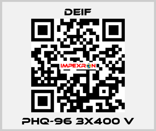 PHQ-96 3x400 V Deif