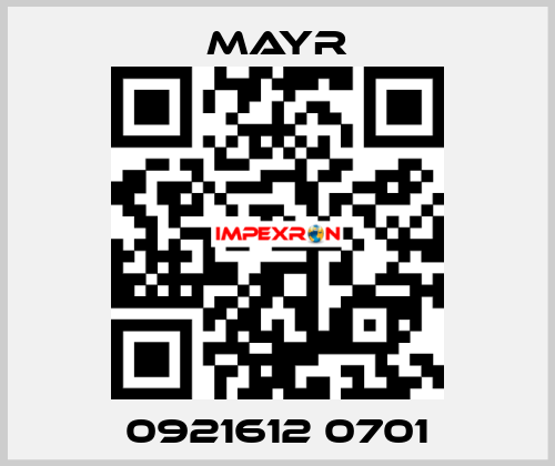 0921612 0701 Mayr