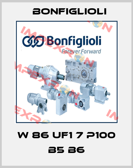 W 86 UF1 7 P100 B5 B6 Bonfiglioli