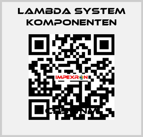 C25WNM LAMBDA SYSTEM KOMPONENTEN