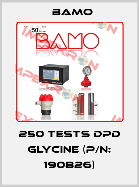 250 tests DPD glycine (P/N: 190826) Bamo
