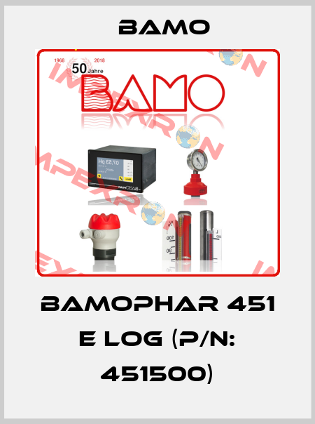 BAMOPHAR 451 E LOG (P/N: 451500) Bamo