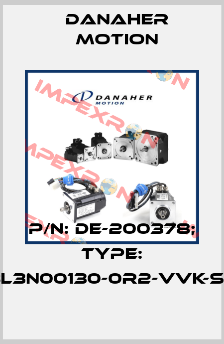 P/N: DE-200378; Type: DBL3N00130-0R2-VVK-S40 Danaher Motion