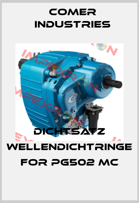 Dichtsatz Wellendichtringe for PG502 MC Comer Industries