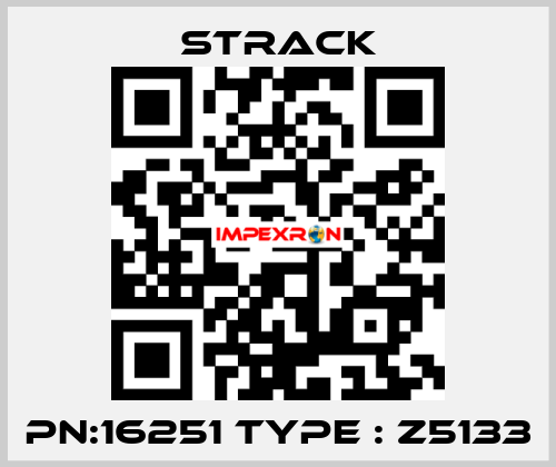 PN:16251 Type : Z5133 Strack