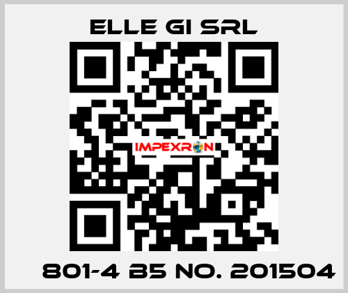 МС801-4 B5 No. 201504 ELLE GI SRL