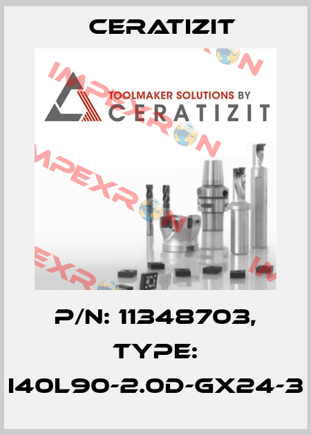 P/N: 11348703, Type: I40L90-2.0D-GX24-3 Ceratizit