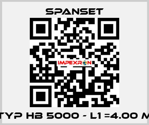 Typ HB 5000 - L1 =4.00 m SpanSet