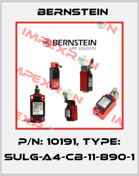 P/N: 10191, Type: SULG-A4-CB-11-890-1 Bernstein