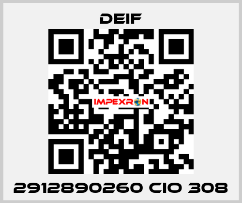 2912890260 CIO 308 Deif