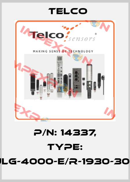 p/n: 14337, Type: SULG-4000-E/R-1930-30-01 Telco