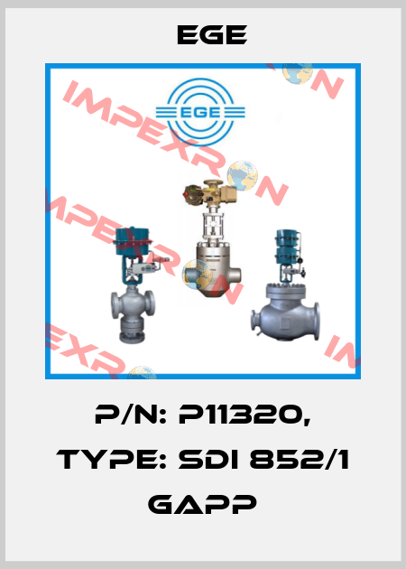 p/n: P11320, Type: SDI 852/1 GAPP Ege