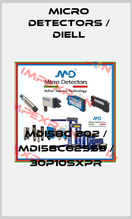 MDI58C 202 / MDI58C625S5 / 30P10SXPR
 Micro Detectors / Diell