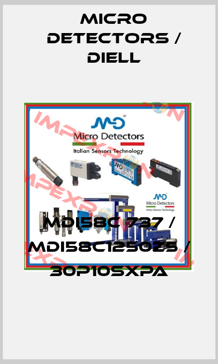 MDI58C 737 / MDI58C1250Z5 / 30P10SXPA
 Micro Detectors / Diell